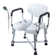 Professional 400Lb. Adjustable Bathroom Shower Chair with Arms