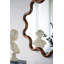 31 po x 30 po - Pin - Miroir mural décoratif - Brun