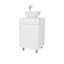 Meuble-lavabo blanc avec lavabo intégré-1912654080