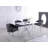 Glass Top Metal Base Dining Table-82263823