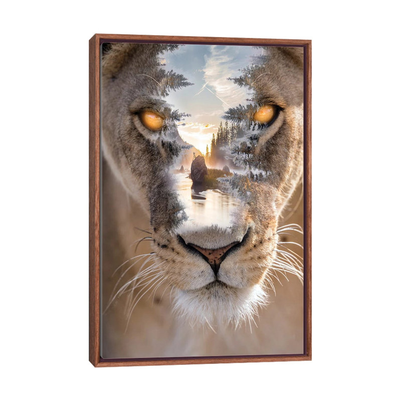 Wild Outdoors II by Paul Haag - Print on Canvas, 66.04 cm H x 45.72 cm W, Classic Brown Wood Framed