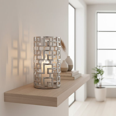 Delphi Aluminum Tabletop Lantern