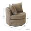Ensemble de 2 chaises pivotantes rembourrées-22468282