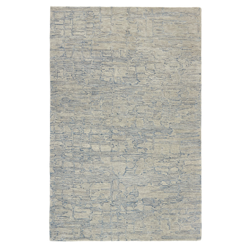 Tapis gris / bleu Town / Town, Rectangle 8 pi x 10 pi