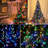 20FT Outdoor String Lights Battery Operated with 8 Modes 60-Bulb LED String Lights waterproof for patio,garlands (set of two,Warm White & Multicolor)