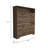 Shoe Rack 46" H, One Open Storage Shelf, Two Internal Storage Drawers, Two Doors