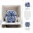 Caleta Stoneware Ceramic Owl Figurine with Intricate Hand-Painted Detailing-86750046