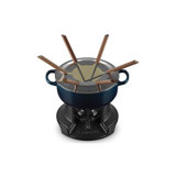 Le Creuset Enameled Cast Iron Alpine Signature Fondue Set, 2.5 qt. - Nuit