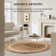 Natural Fiber Braided Round Area Rugs