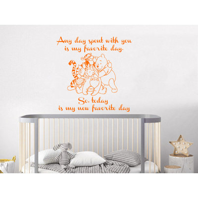 Décalcomanie murale winnie classic the pooh