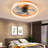 Frauly 19.7 Inch Led Enclosed Low Profile Ceiling Fan With Light-1215560142-1222760606