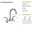Robinet de lavabo de salle de bain 12 po à 2 poignées-120650282