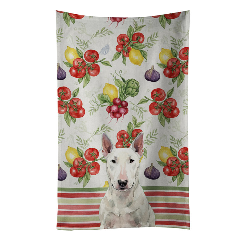 Serviette de cuisine White Bull Terrier, White Bull Terrier