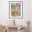 «Tropical Blooms» par Maya Woods - impression encadrée-1505486510-1505486518