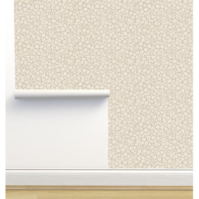 Erin Kendal Designs Peel & Stick Fabric Floral Wallpaper Roll