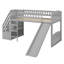 Lit mezzanine avec escalier et glissade-239125211