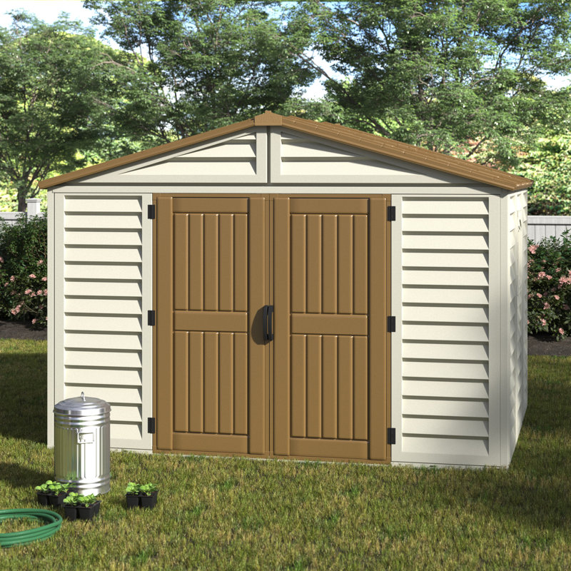 Woodbridge Plus 10.5 ft. W x 8 ft. D Plastic Storage Shed