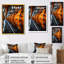 Orange orange Powerhouse Pulse Power Plant II - Power Plants, impression d'art mural-95522378-95522374