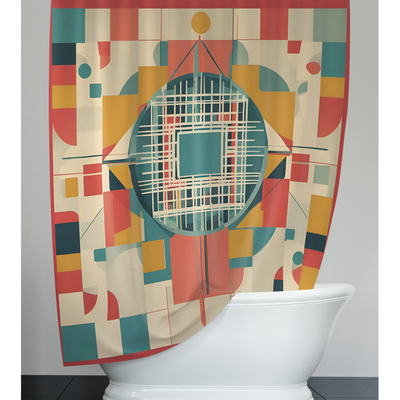 Rideau de douche Stansté, H 72 po x l 70 po