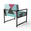 Fauteuil d'appoint rembourré Depp-1634220398