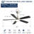52 Inch Modern Ceiling Fan With 3 Color Dimmable 5 ABS Blades Remote Control Reversible DC Motor With Led Light-2017682894-2016510227