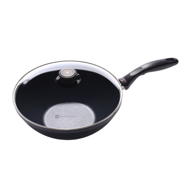 11" Non Stick Aluminum Induction Wok with Lid