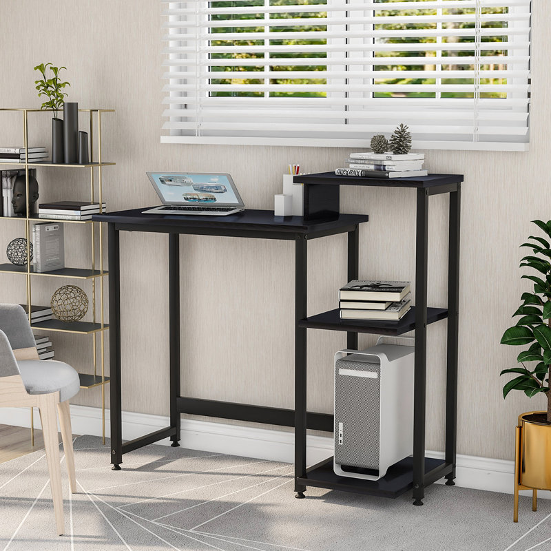 Anakie Rectangular 100cm L Training Table, Black