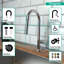 Robinet de cuisine hansgrohe Talis N HighArc, à 2 jets rétractables de style A avec sBox, 1,75 gal / min-49858997