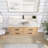 Cristo 48'' Wall Mounted Single Bathroom Vanity with Quartz Top-879505896