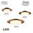 Haines Glass LED Flush Mount-1194966225
