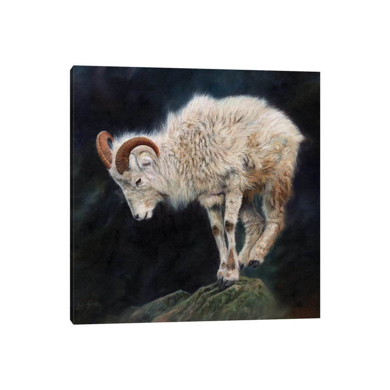 Mountain Goat II 1 Piece Wrapped Canvas Wall Art, 66.04 cm H x 66.04 cm W x 1.91 cm D