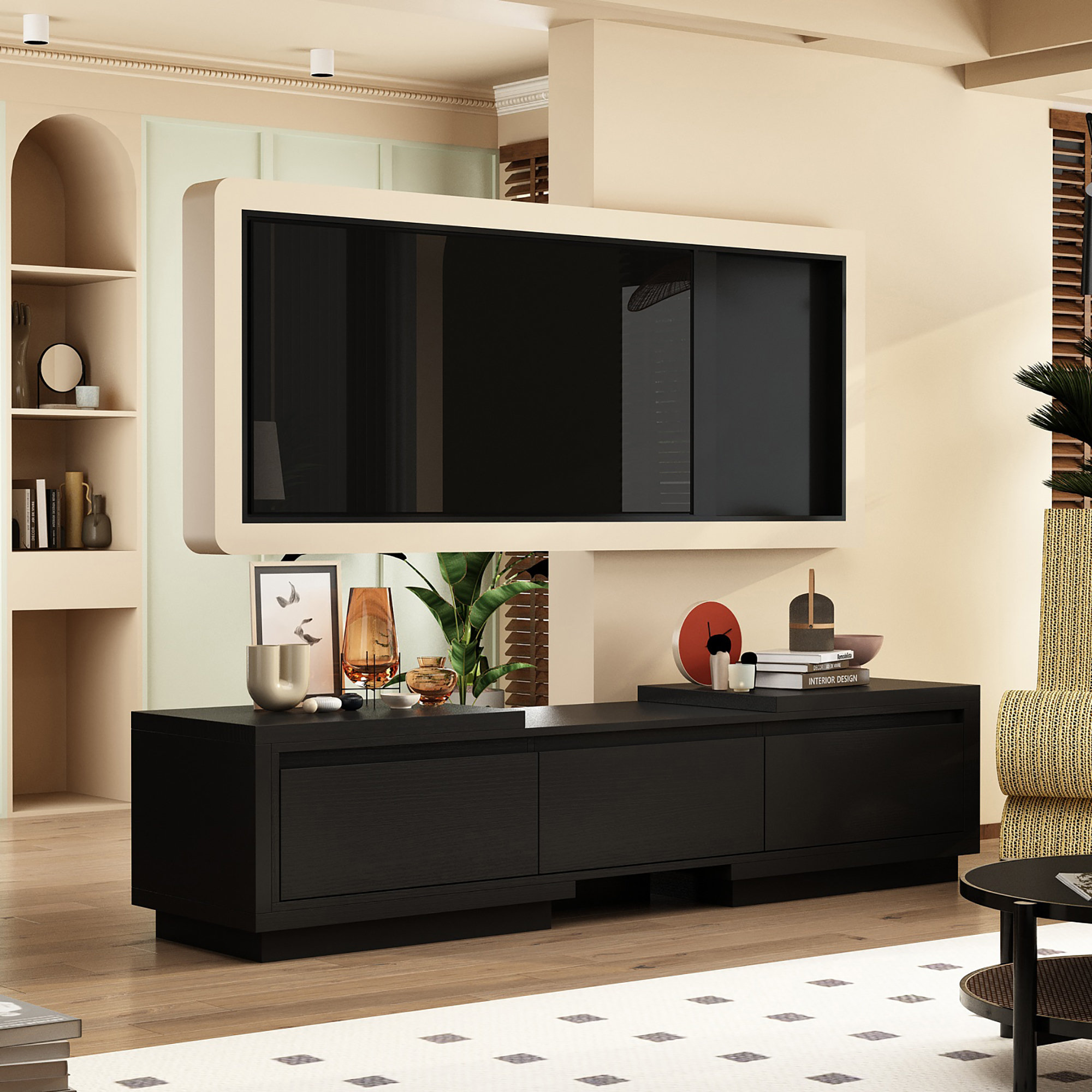 Wade Logan Arionah TV Stand for TVs up to 85