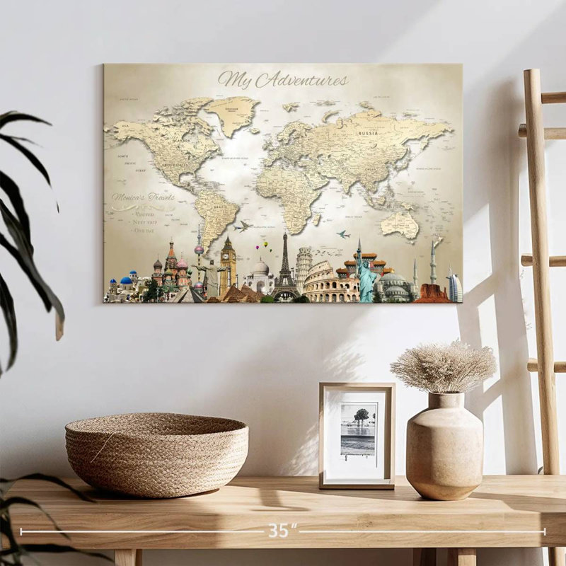 Épinglettes personnalisées du monde Altaira, H 16 po x l 24 po, Oui