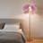 61'' LED Brass Feather Floor Lamp With Outlet-631651668