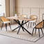 Cotton Blend Side Chair in White