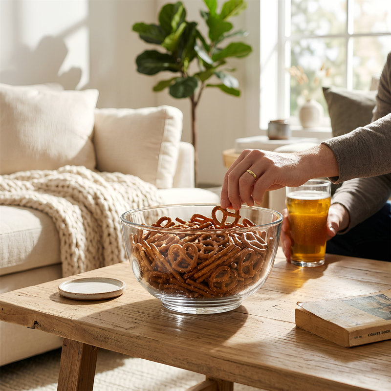 Argon Tableware Glass Snack Bowls 