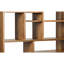 Malic Solid Wood Geometric Bookcase