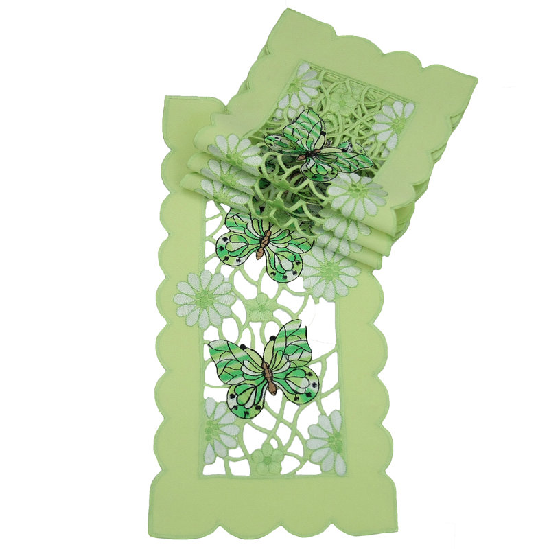 Traycloth à nappe brodé Wani