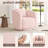 Boucle Polyester Upholstered Swivel Armchair-1201399728