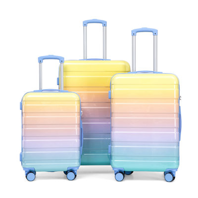 20"/24"/28" 3 pcs/set in PC Spinner Wheel Luggage, Carry on Suitcase, With Combination Lock