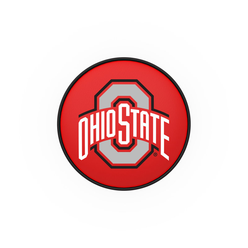 Tabouret de bar et de comptoir pivotant NCAA, Tabouret de comptoir (siège à 25 po de hauteur, Ohio State