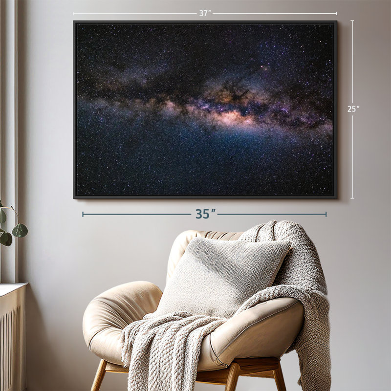 Milky Way System Canvas Print, 25" H x 37" W