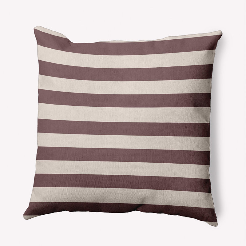 Striped Reversible Throw Pillow, 26" x 26"