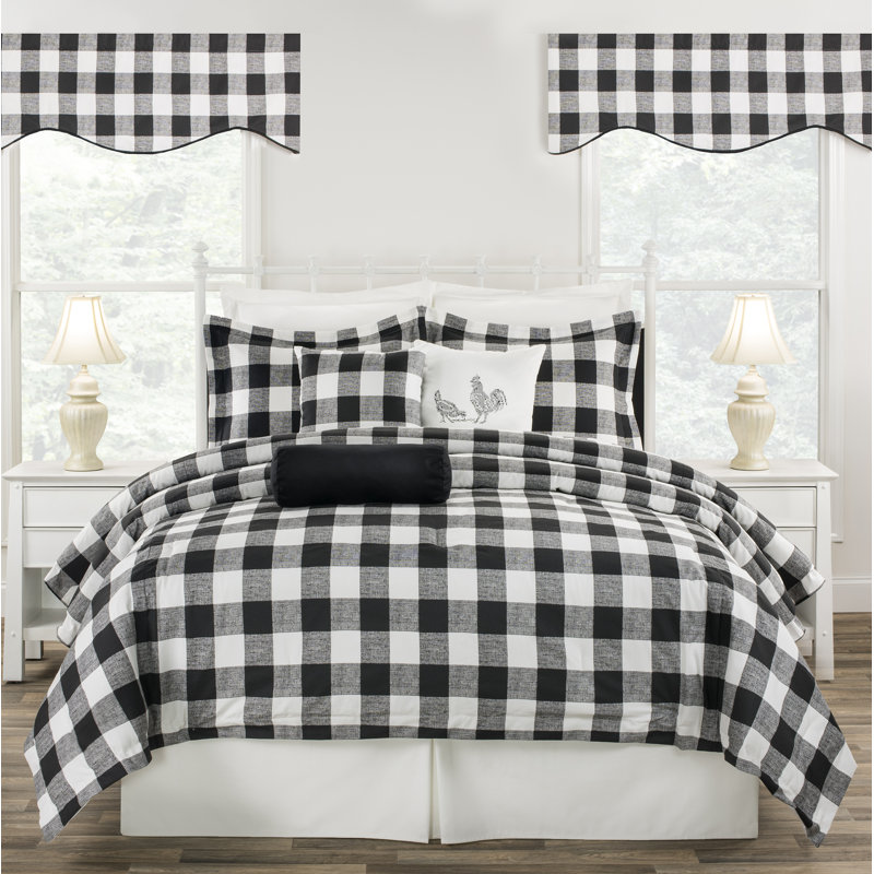  plaid yellow cotton Comforter or daybed Set, Yellow, Twin Comforter + 1 Bed skirt + 1 Sham