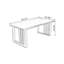 Bureaux rectangulaires en bois massif 78,74 po-107978710