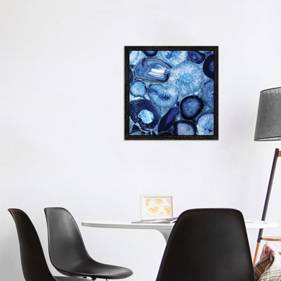 Agate In Blue II by Danielle Carson - Print on Canvas