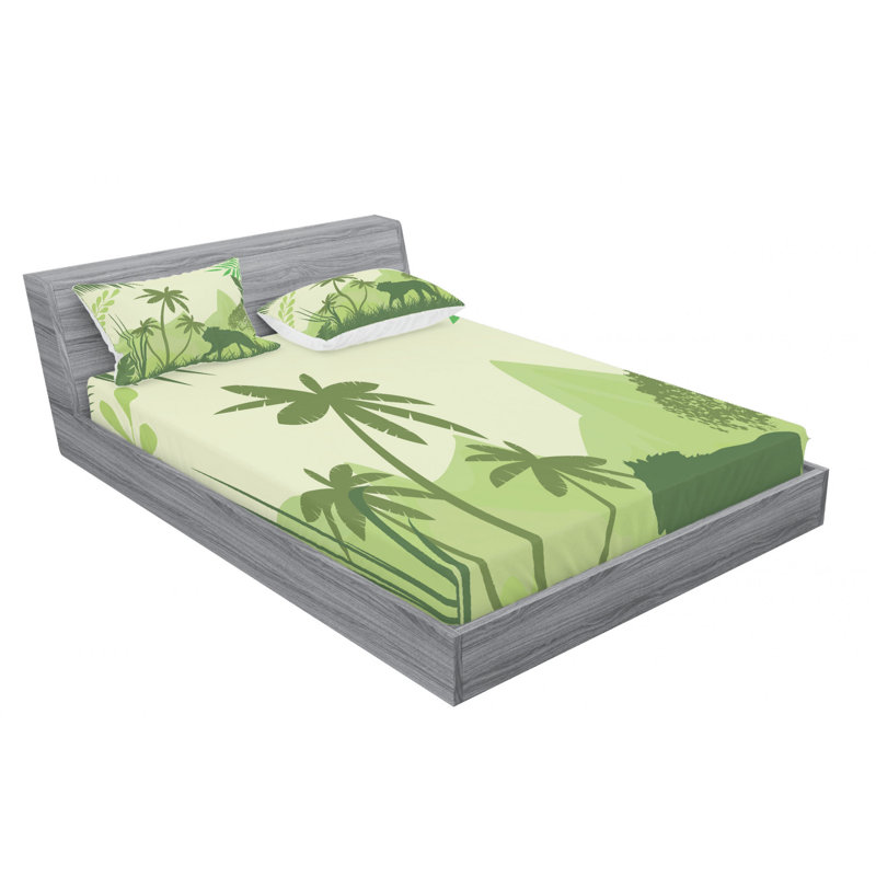 Microfiber Sheet Set, Full Sheet Set with Fitted Sheet