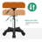 Square Rotating Stool With Wheels-556319252