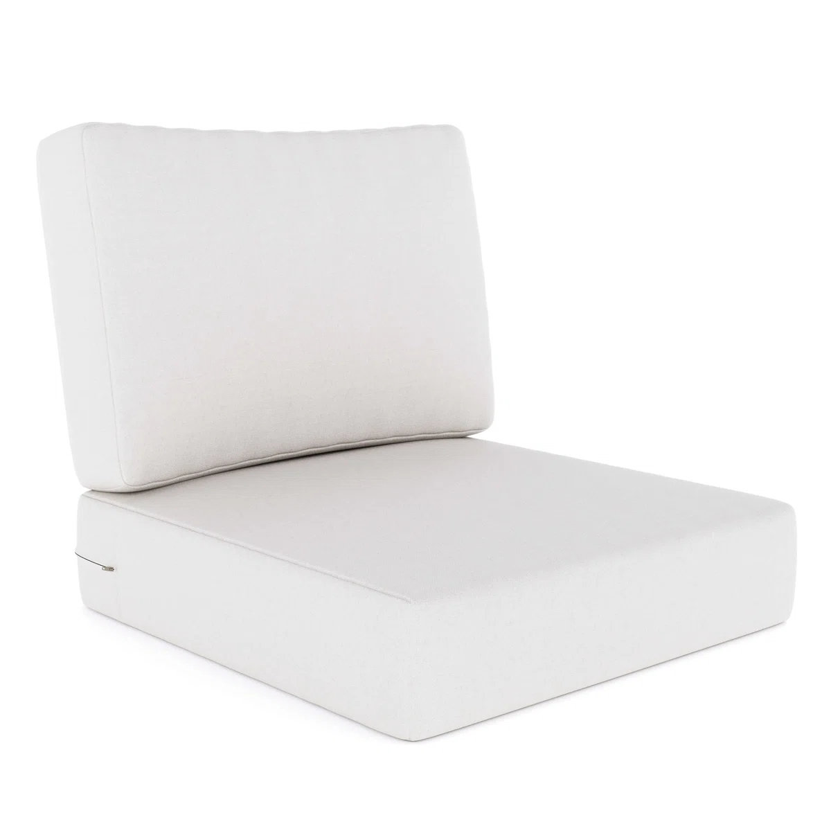 Amala Outdoor Sunbrella® Seat/Back Cushion, 25" W x 25.5" D, Sunbrella® Canvas White