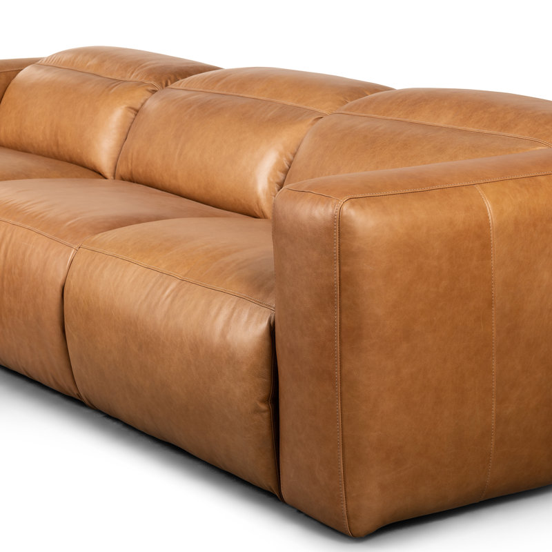Radley Chaise Sectional, Left Hand Facing, Sonoma Butterscotch Top Grain Leather